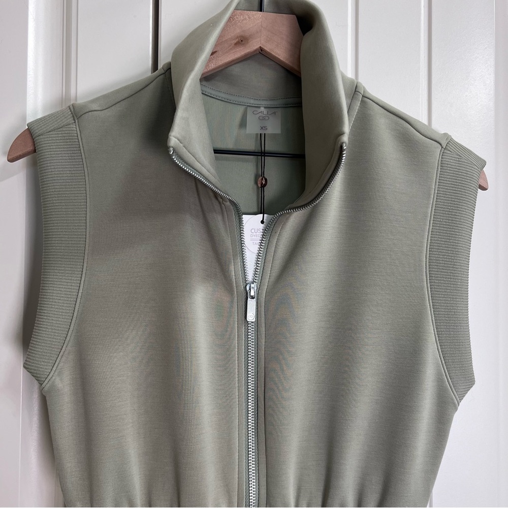 Calia Womens Sandwash Dress in Olive Green, Size XS, NWT - Picture 4 of 9
